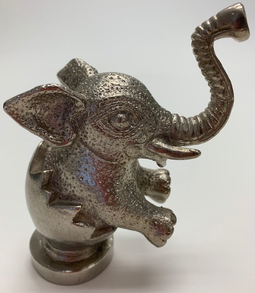 Elephant Emerging From an Egg Mascot/Hood Ornament M-31